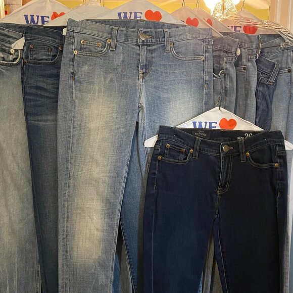 13 Pairs of J Crew Jeans Sz 25, 26 - Picture 3 of 9